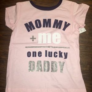 ❤️ONE LUCKY DADDY TEE